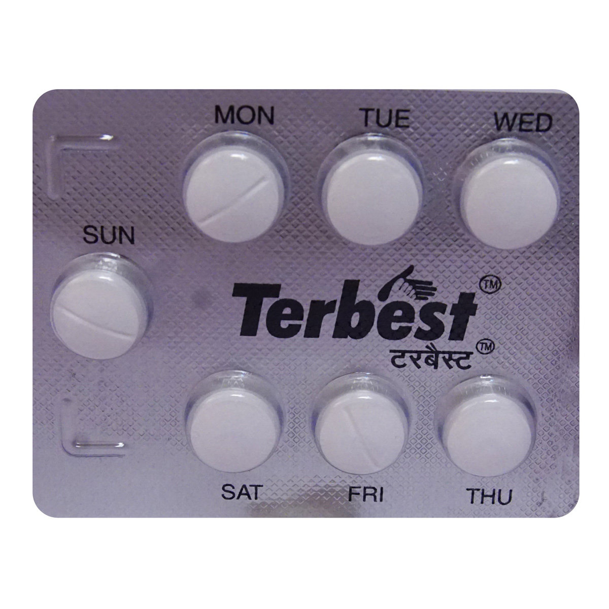 Terbest 250 Tablet 7's, Pack of 7 TABLETS Terbest 250 Tablet 7's, Pack of 7 TABLETS