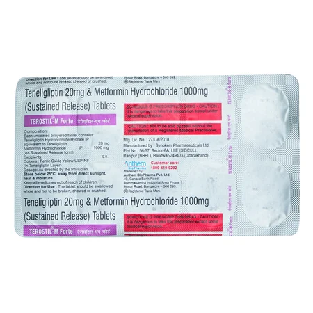 Terostil-M Forte Tablet 10's