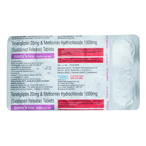 Terostil-M Forte Tablet 10's