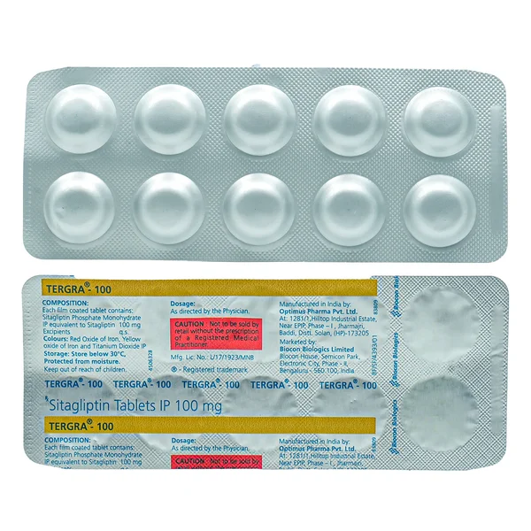 Tergra-100 Tablet 10's, Pack of 10 TabletS