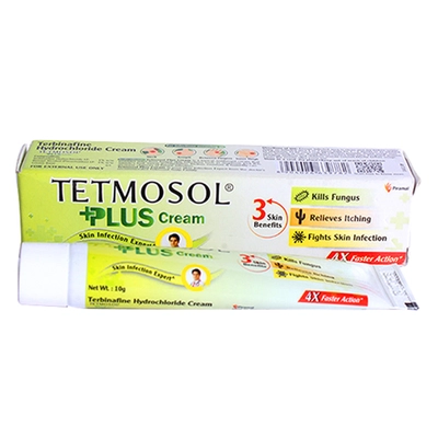 Tetmosol Plus Cream 10 gm, Pack of 1 Cream