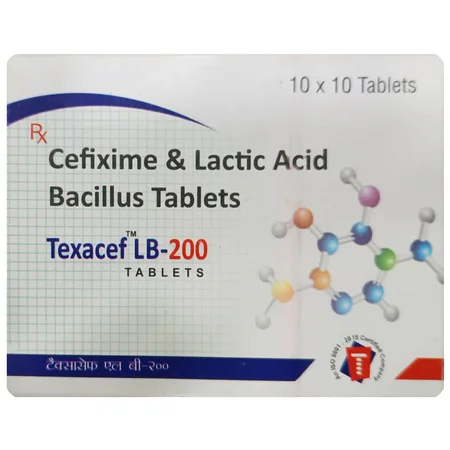 Texacef LB-200 Tablet 10's