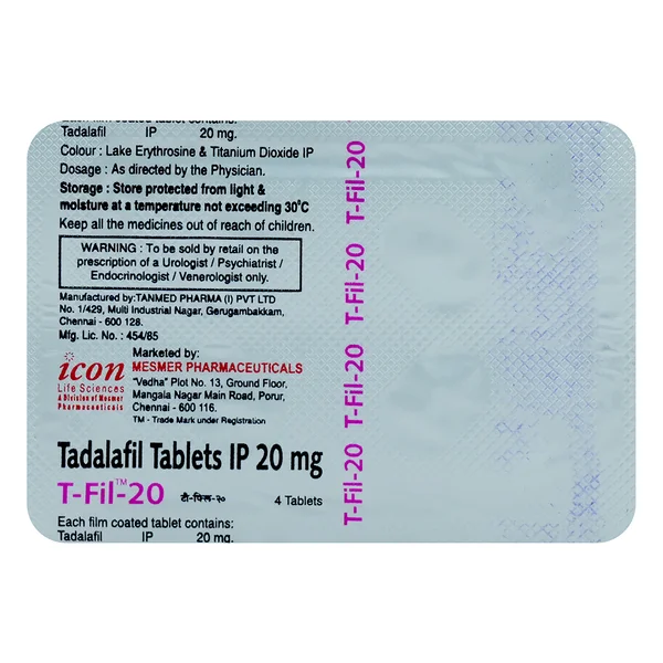 T Fil-20 Tablet 4's