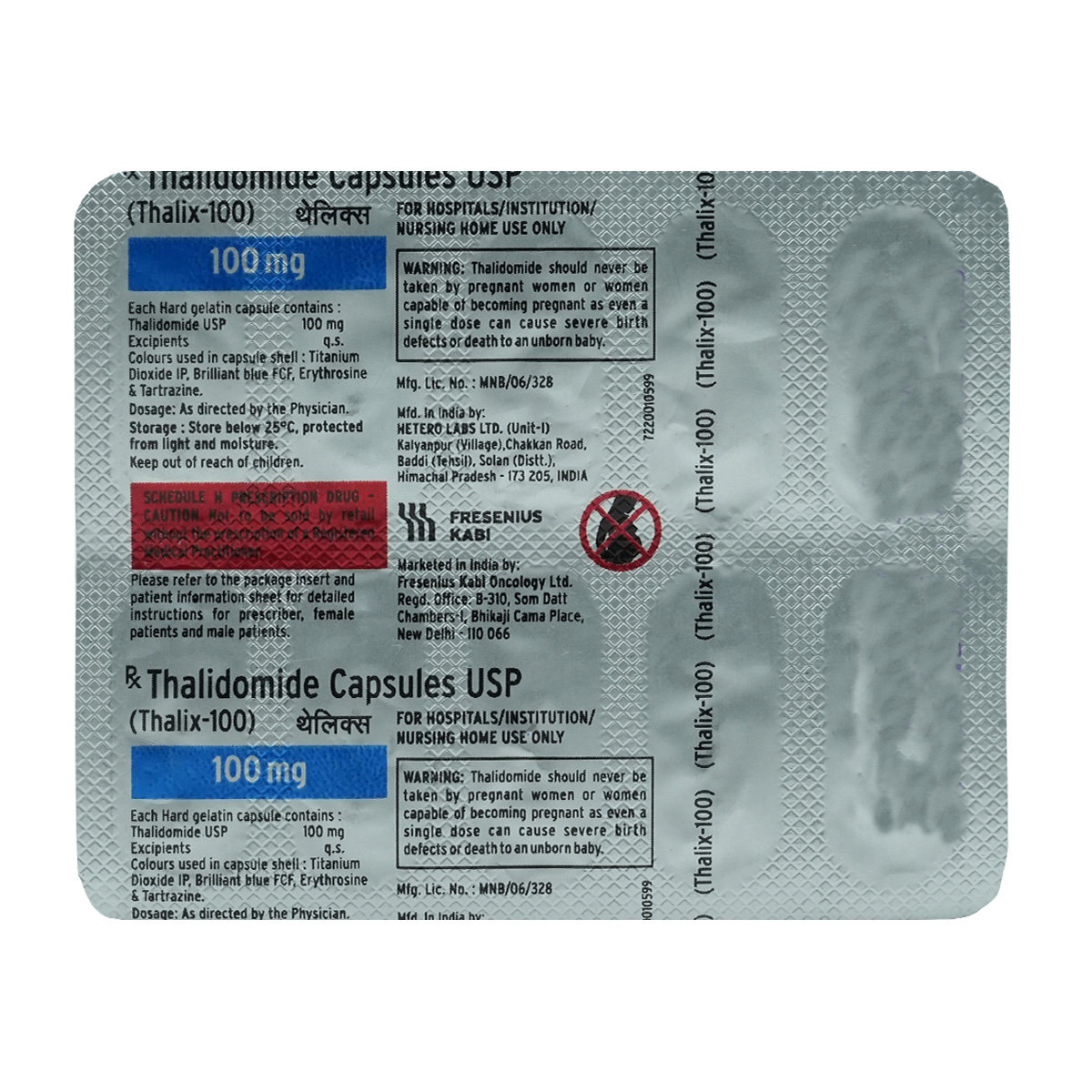 Thalix-100 Capsule 10's, Pack of 10 CAPSULES Thalix-100 Capsule 10's, Pack of 10 CAPSULES