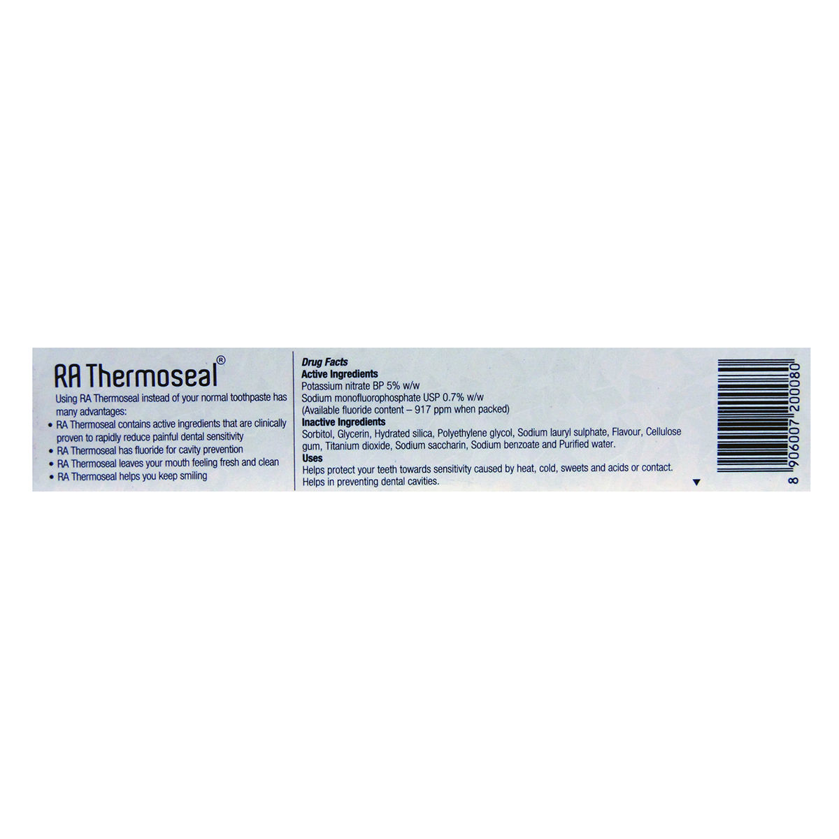 RA Thermoseal Rapid Action Mint Flavour Sensitive Teeth & Cavity