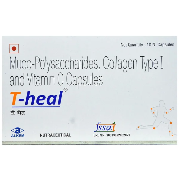 T-Heal Capsule 10's, Pack of 10 CAPSULES