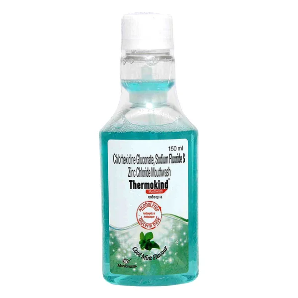 Thermokind Cool Mint Flavour Mouth Wash, 150 ml