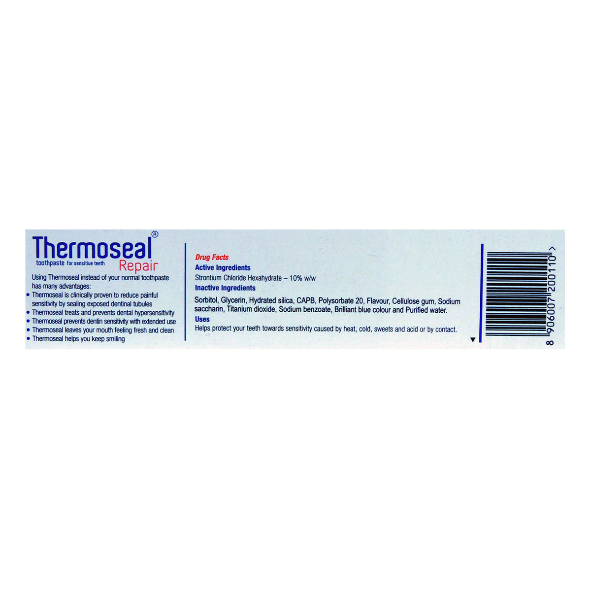 Thermoseal Repair Toothpaste 100 gm Price, Uses, Side Effects