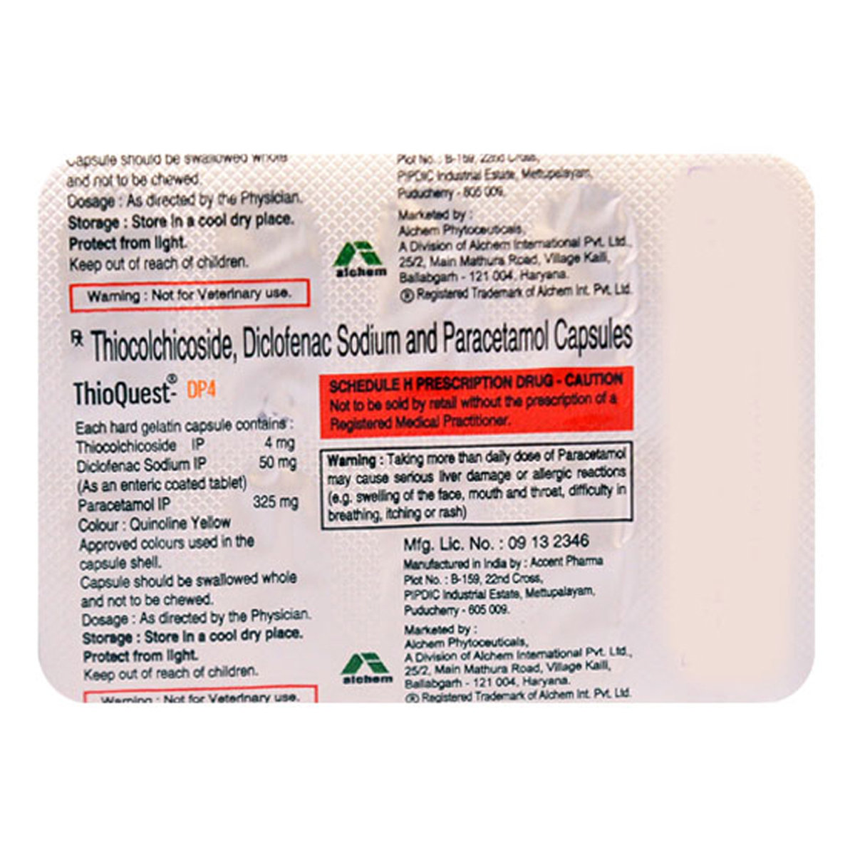 Thioquest DP 4 Capsule 10's, Pack of 10 CapsuleS Thioquest DP 4 Capsule 10's, Pack of 10 CapsuleS