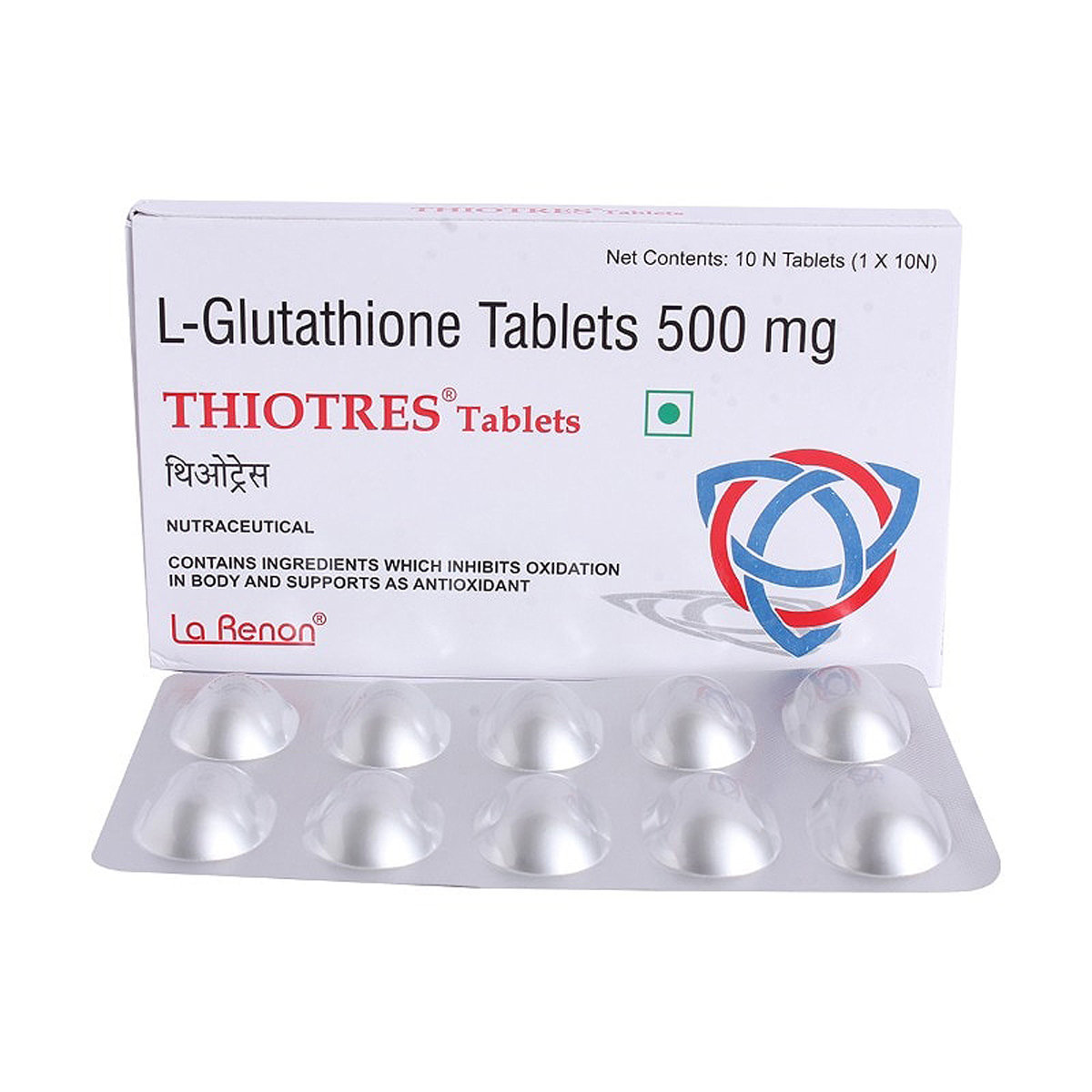 Thiotres 500 Tablet 10's, Pack of 10 TABLETS Thiotres 500 Tablet 10's, Pack of 10 TABLETS