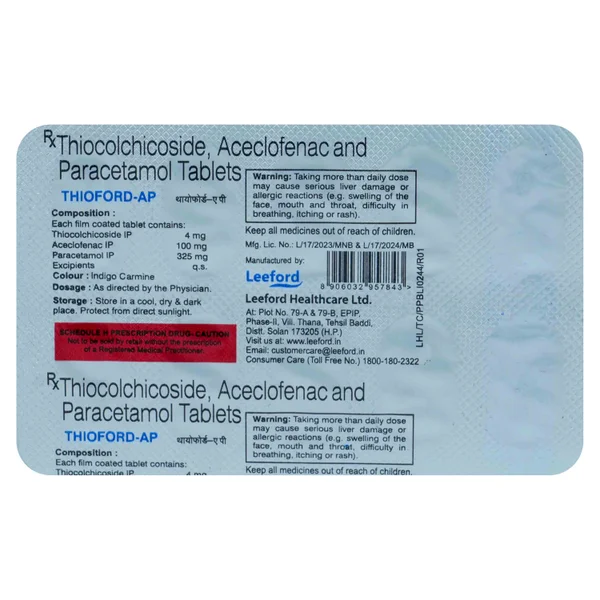 Thioford-AP Tablet 10's