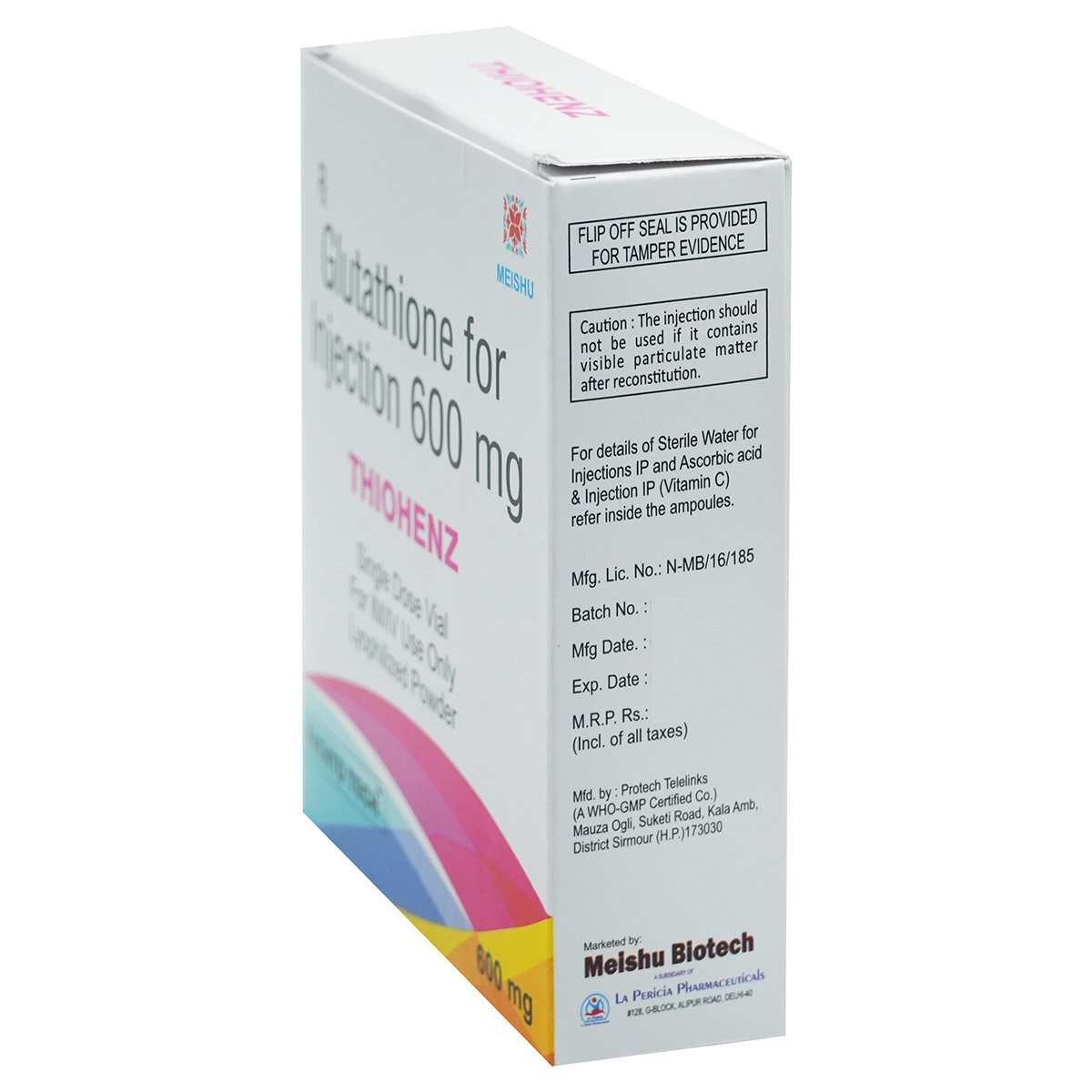 Thiohenz 600 mg Injection 1's, Pack of 1 Injection Thiohenz 600 mg Injection 1's, Pack of 1 Injection