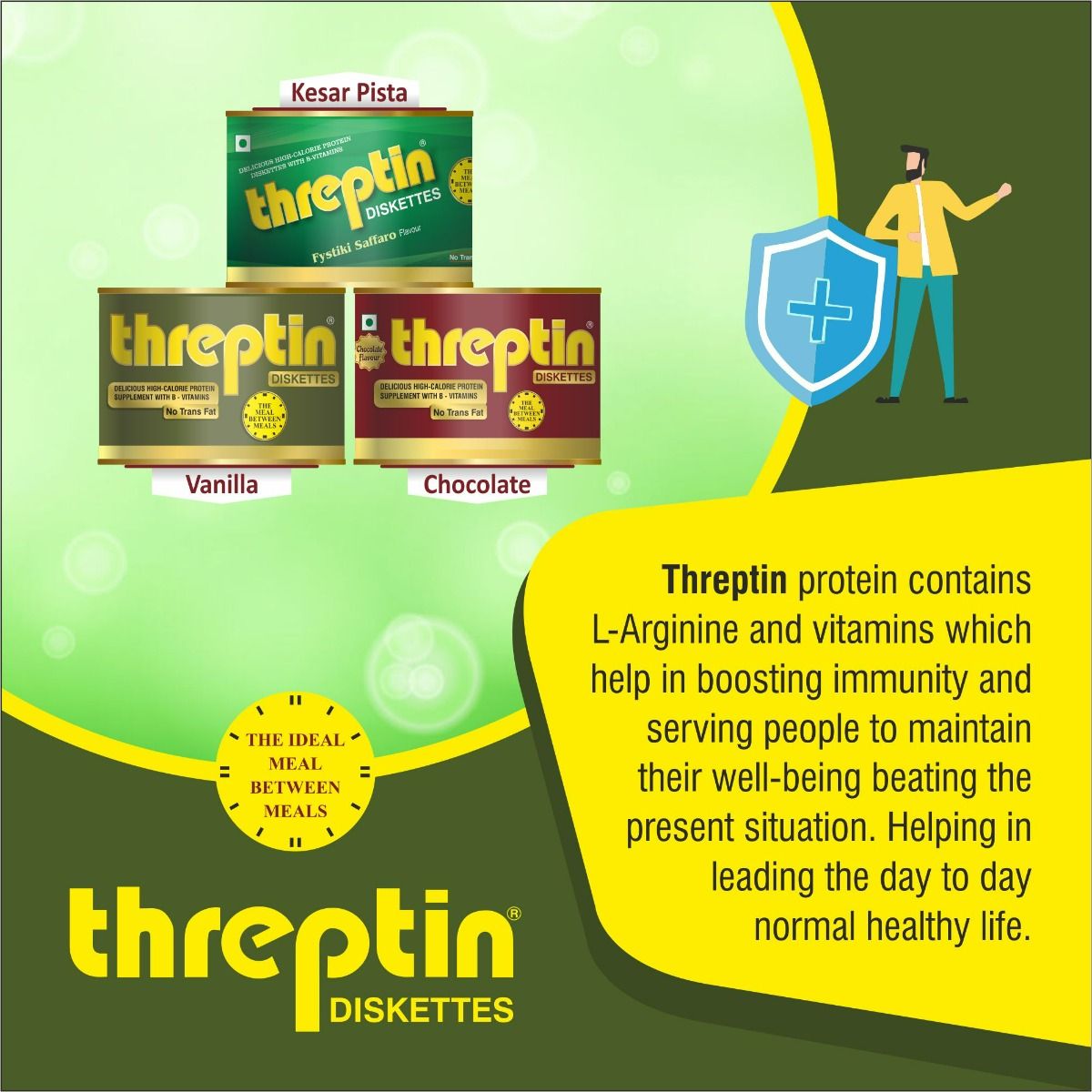 Threptin Vanilla Flavour Diskettes, 275 gm Price, Uses, Side Effects ...