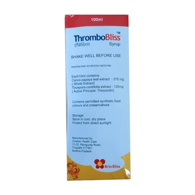 ThromboBliss Syrup 100 ml, Pack of 1 SYRUP