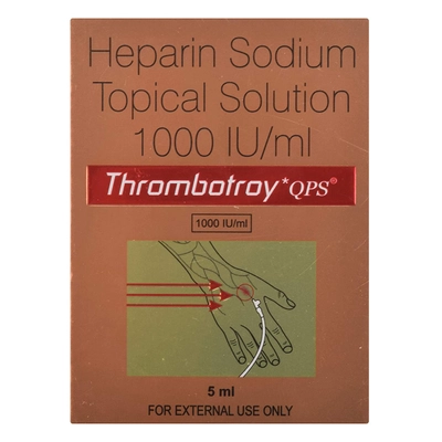 Thrombotroy QPS Solution 5 ml, Pack of 1 Solution