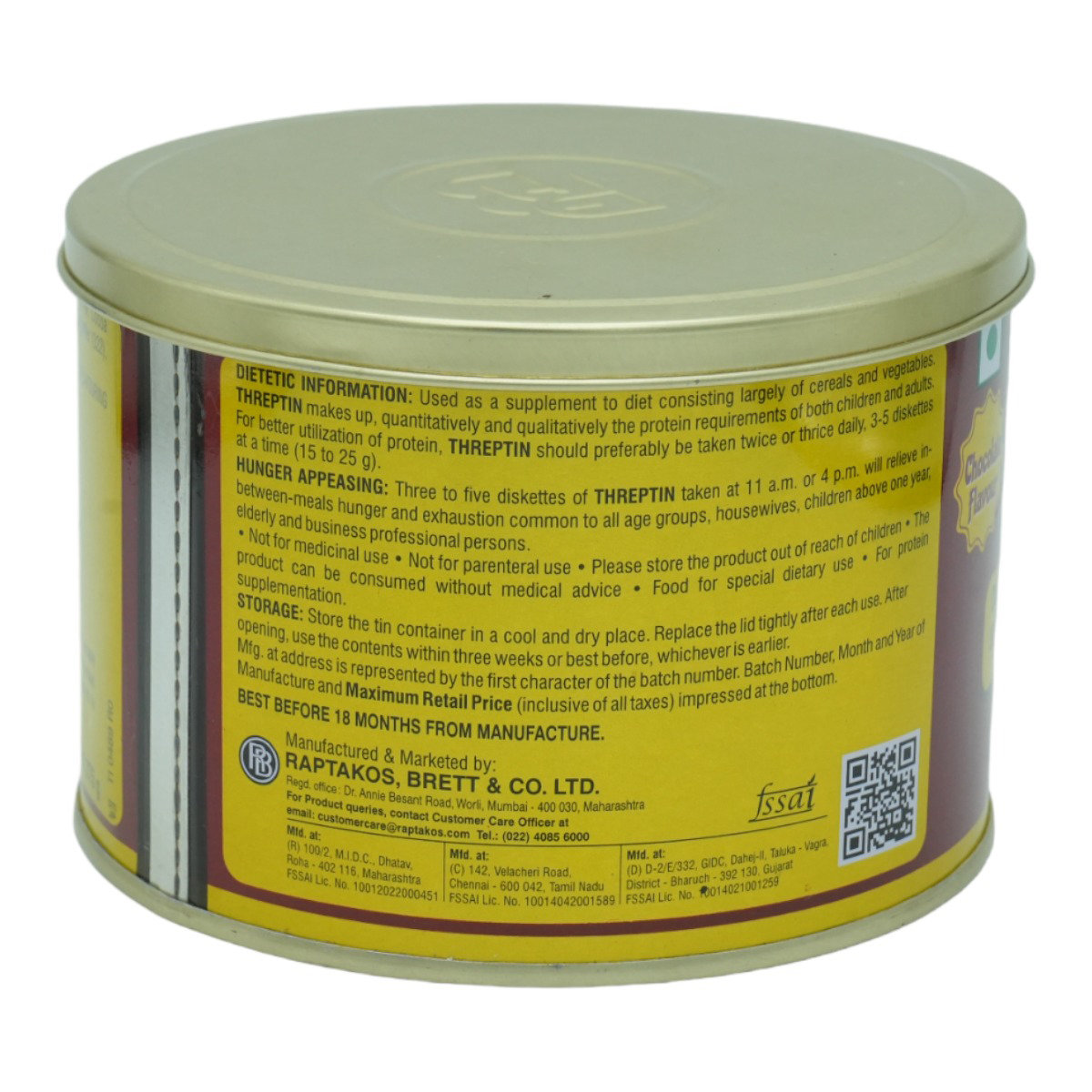 Threptin Chocolate Flavour Diskettes 275 gm, Pack of 1 Threptin Chocolate Flavour Diskettes 275 gm, Pack of 1