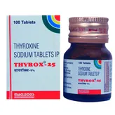 Thyrox-25 Tablet 100's, Pack of 1 Tablet