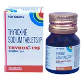 Thyrox 125 Tablet 100's, Pack of 1 TABLET