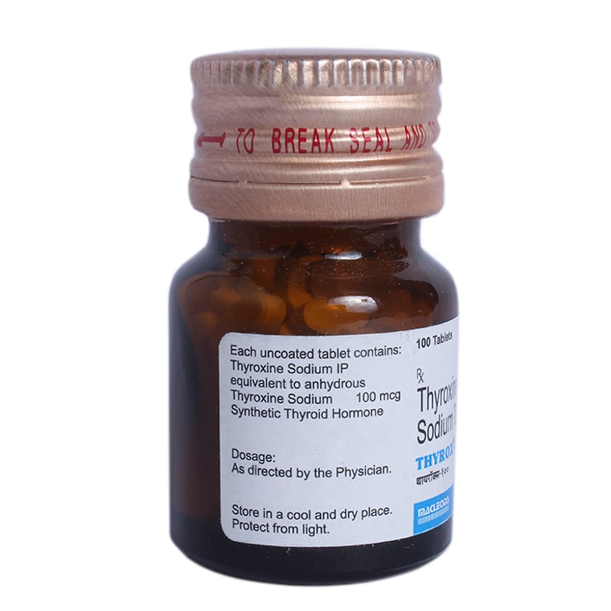 Thyrox 100 Tablet 100's, Pack of 1 Tablet Thyrox 100 Tablet 100's, Pack of 1 Tablet