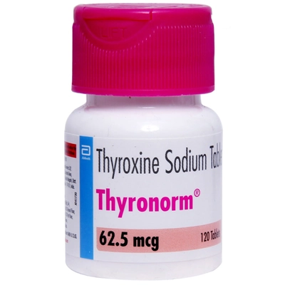 Thyronorm 62.5mcg Tablet 120's, Pack of 1 TABLET