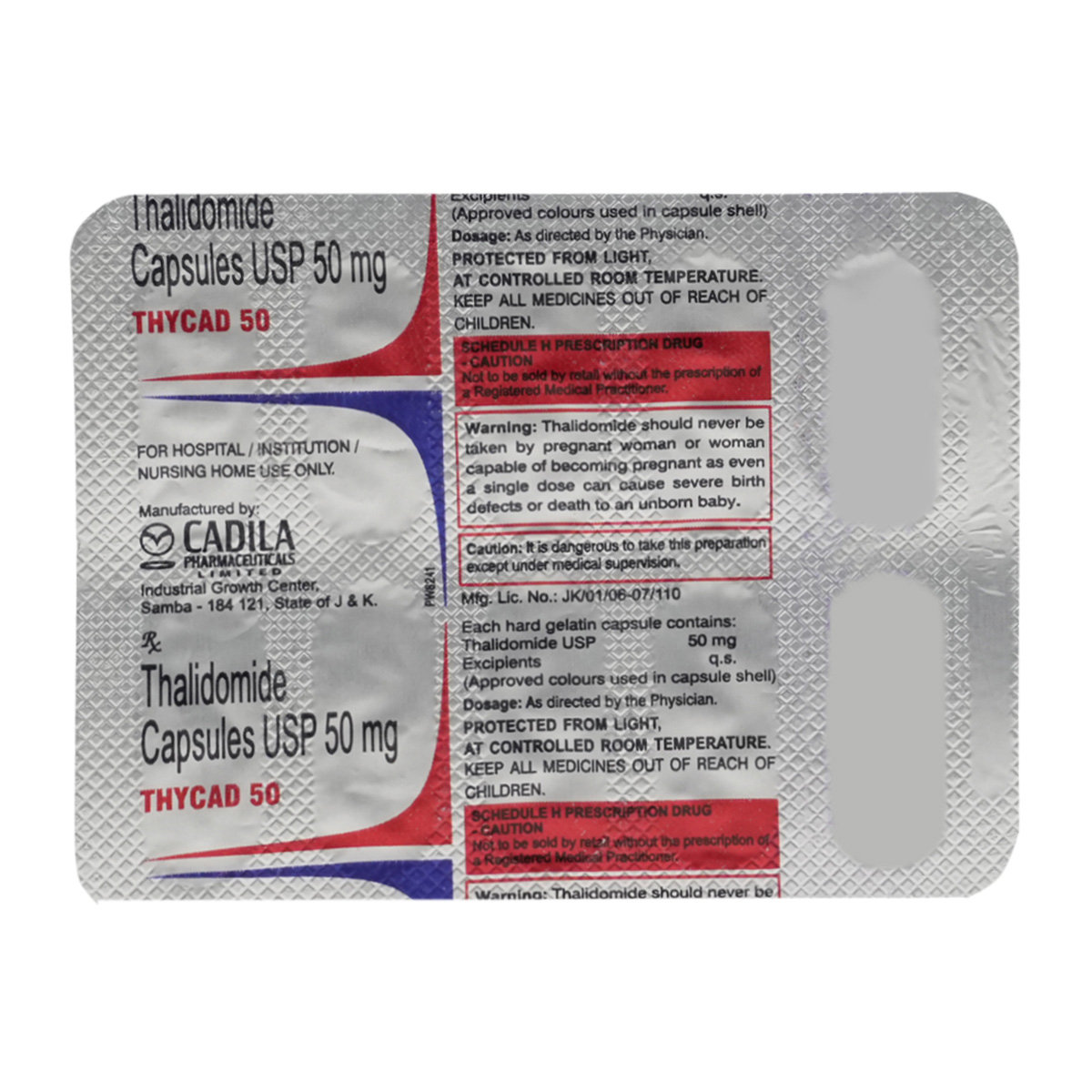 Buy Thycad 50 Capsule 10's Online