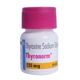 Thyronorm 125mcg Tablet 120'S, Pack of 1 TABLET