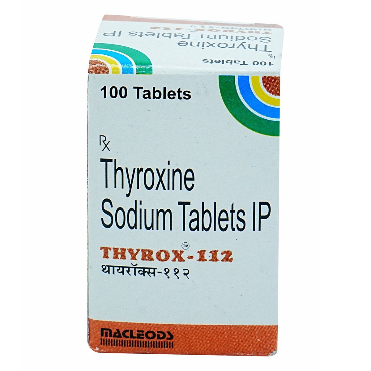 Thyrox 112 Tablet 100's, Pack of 1 TABLET Thyrox 112 Tablet 100's, Pack of 1 TABLET