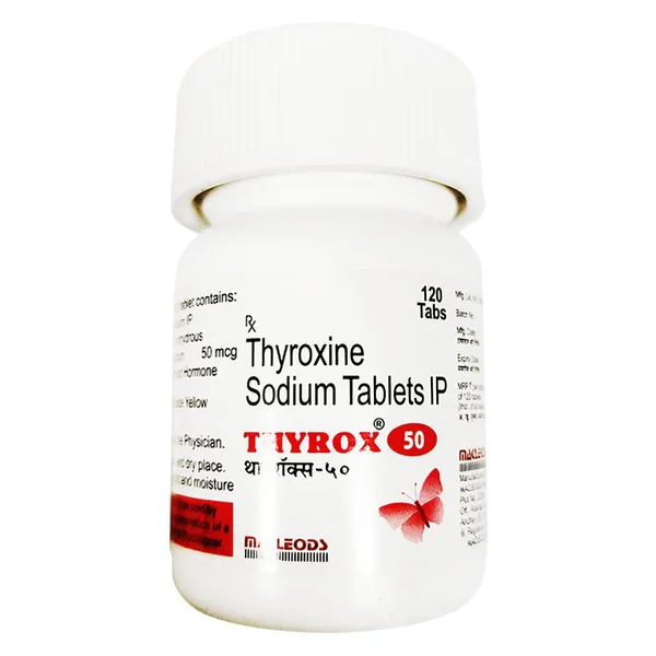 Thyrox 50 mcg Tablet 120's 