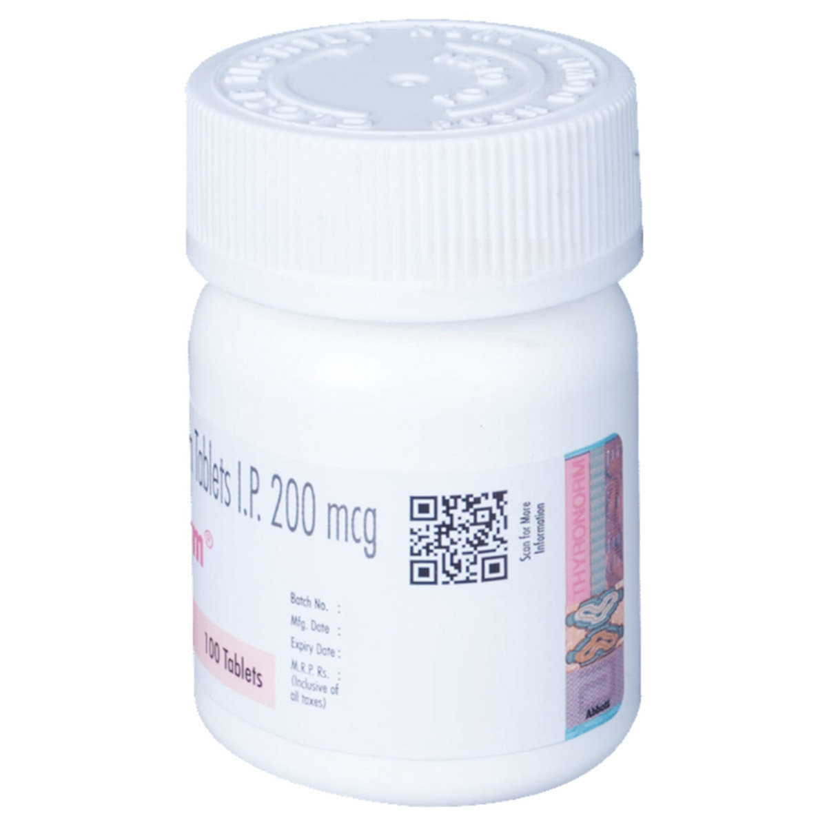 Thyronorm 200 MCG Tablet 100's, Pack of 1 TABLET Thyronorm 200 MCG Tablet 100's, Pack of 1 TABLET