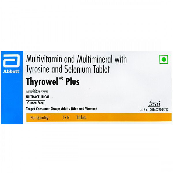 Thyrowel Plus Tablet 15's, Pack of 15 Thyrowel Plus Tablet 15's, Pack of 15