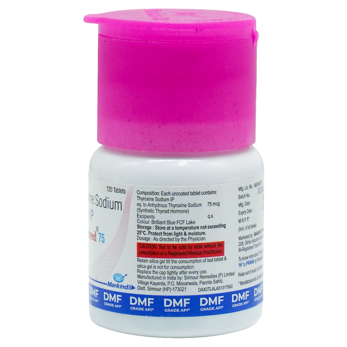 Thyroneed 75 Tablet 120's, Pack of 1 TABLET Thyroneed 75 Tablet 120's, Pack of 1 TABLET