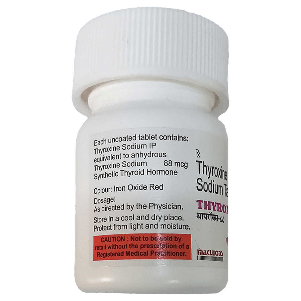 Thyrox 88 mcg Tablet 120's, Pack of 1 TABLET Thyrox 88 mcg Tablet 120's, Pack of 1 TABLET