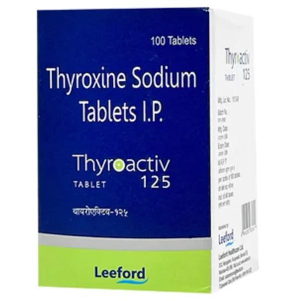 Thyroactiv 125 Tablet 100's