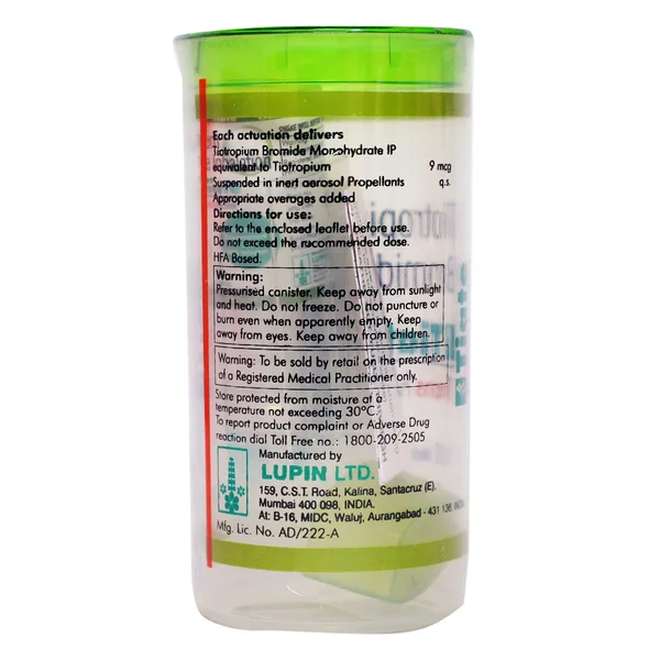 Tiate Transhaler 180 mdi, Pack of 1 INHALER
