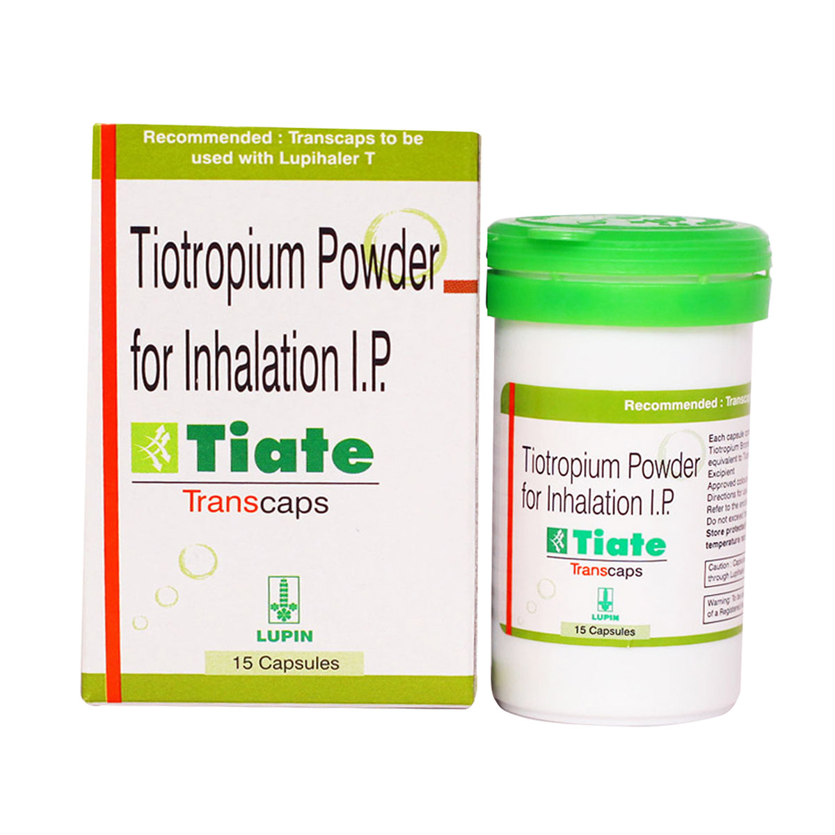 Tiate Transcaps 15's, Pack of 1 TRANSCAP Tiate Transcaps 15's, Pack of 1 TRANSCAP