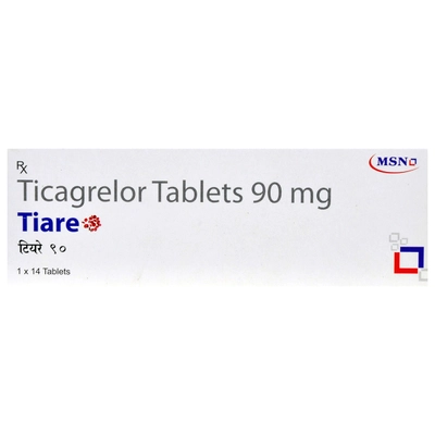 Tiare 90 mg Tablet 14's, Pack of 14 TABLETS