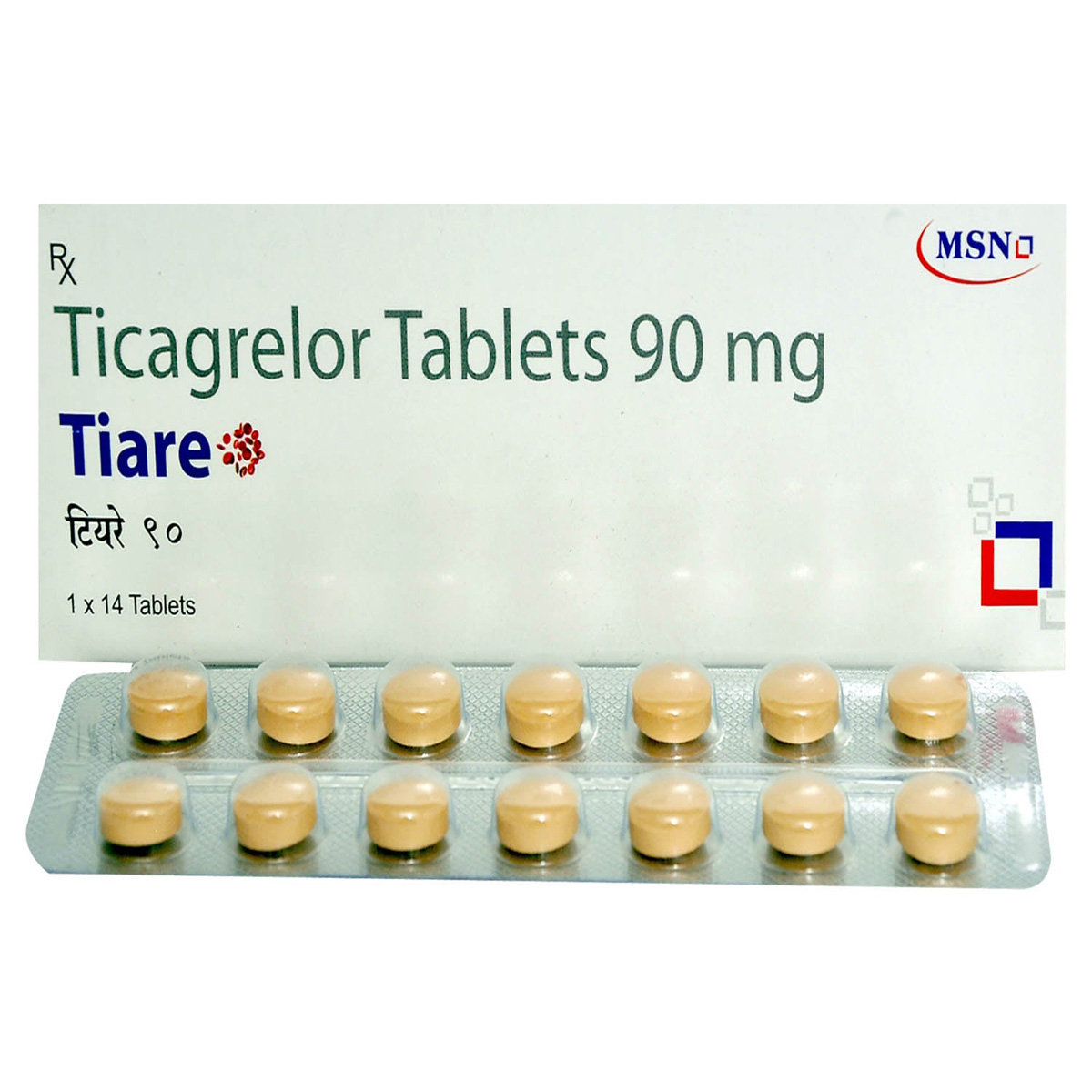 Tiare 90 mg Tablet 14's, Pack of 14 TABLETS Tiare 90 mg Tablet 14's, Pack of 14 TABLETS