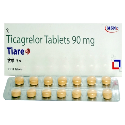 Tiare 90 mg Tablet 14's, Pack of 14 TABLETS