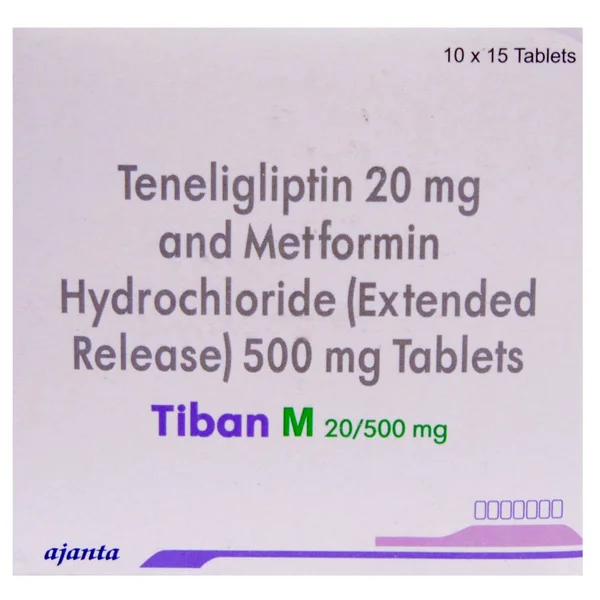 Tiban M 20 mg/500 mg Tablet 15's
