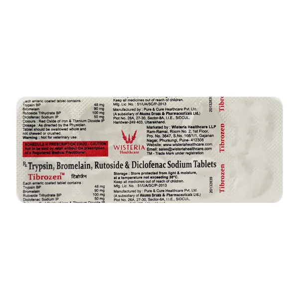 Tibrozen Tablet 10's