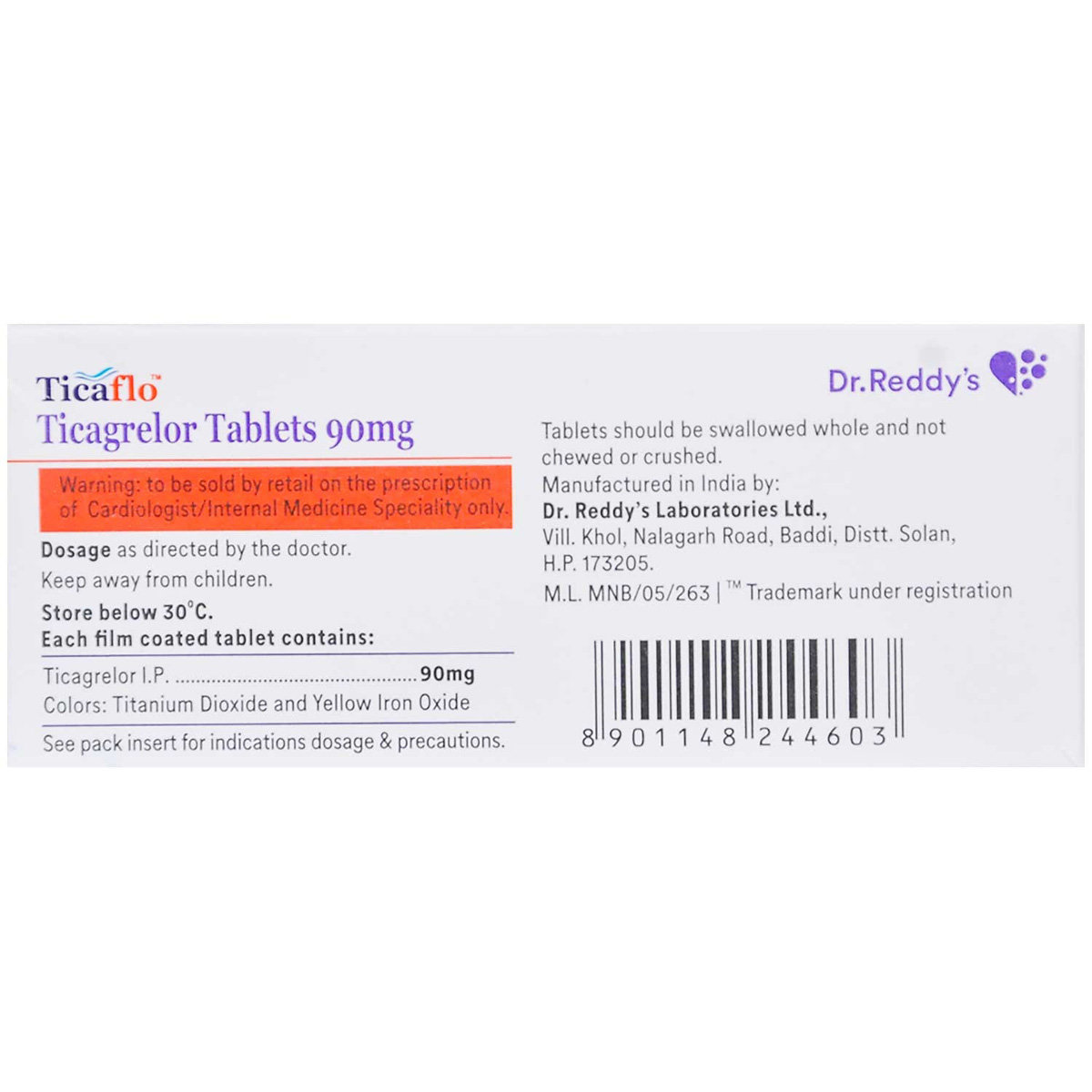 Ticaflo Tablet 14's, Pack of 14 TABLETS Ticaflo Tablet 14's, Pack of 14 TABLETS