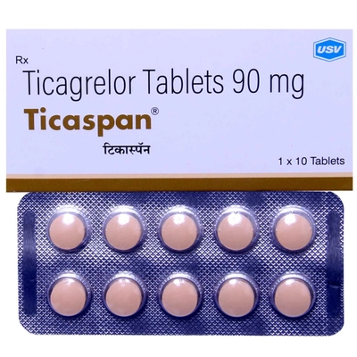 Ticaspan Tablet 10's, Pack of 10 TABLETS