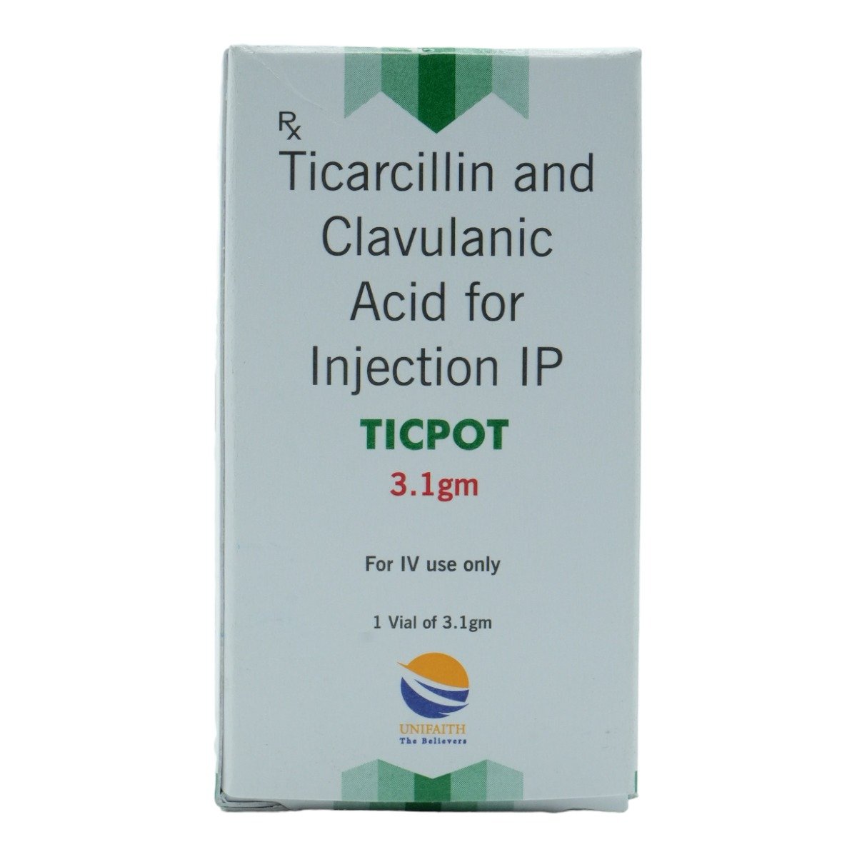 Ticpot 3.1 gm Injection 1's, Pack of 1 Ticpot 3.1 gm Injection 1's, Pack of 1