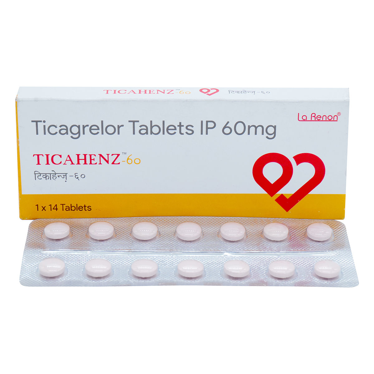 Ticahenz-60 Tablet 14's, Pack of 14 TabletS Ticahenz-60 Tablet 14's, Pack of 14 TabletS