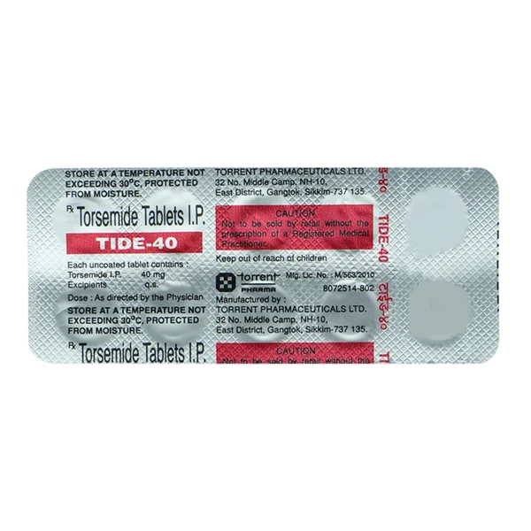 Tide 40 Tablet 10's, Pack of 10 TABLETS