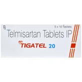 Tigatel 20 Tablet 10's, Pack of 10 TABLETS