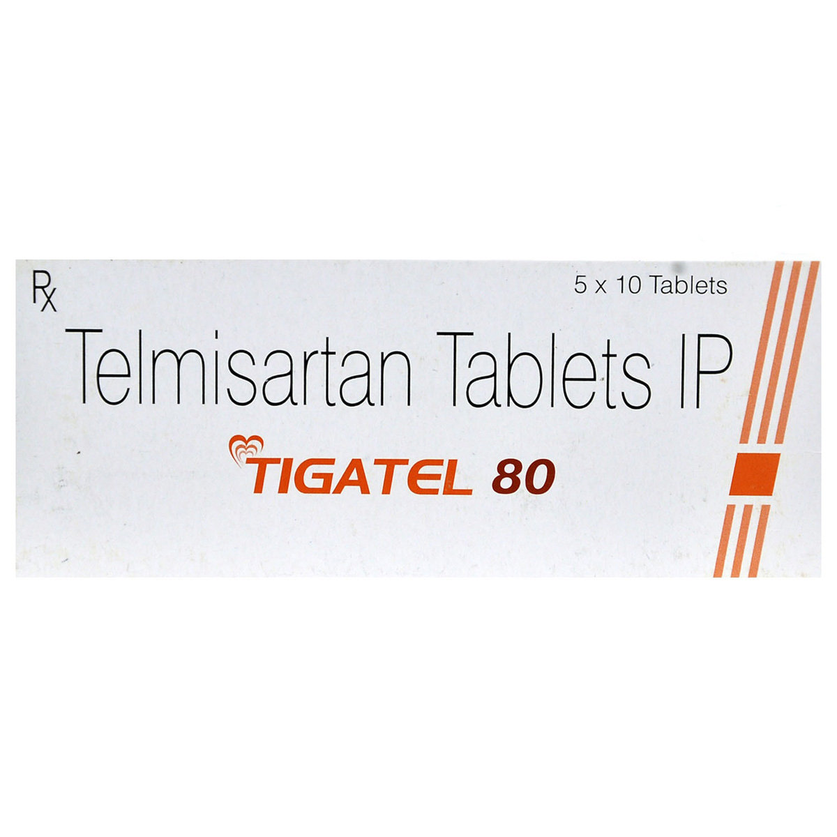 Tigatel 80 Tablet 10's, Pack of 10 TABLETS Tigatel 80 Tablet 10's, Pack of 10 TABLETS