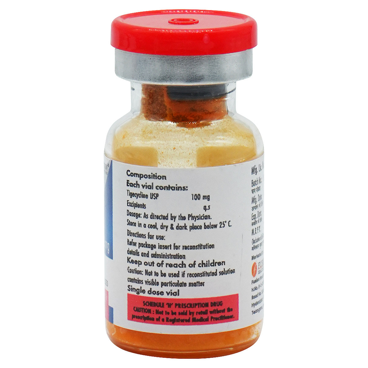 Tigitrust 100 mg Injection 1's, Pack of 1 INJECTION Tigitrust 100 mg Injection 1's, Pack of 1 INJECTION