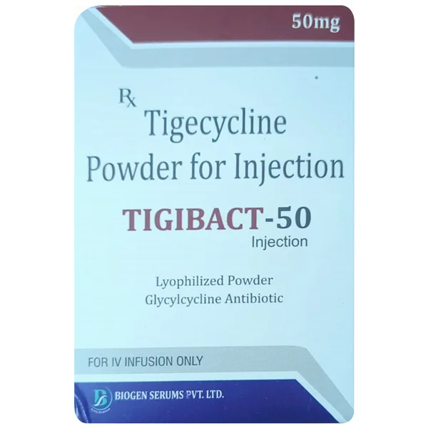 Tigibact-50 Injection 1's, Pack of 1