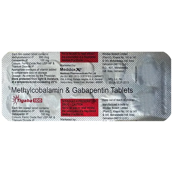 Tigaba 100 Tablet 10's